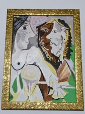 Pablo Picasso , Framed oil on
