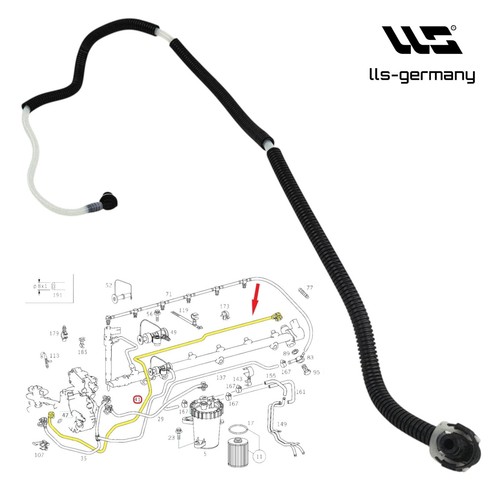 Tubo carburante per mercedes - carburante,