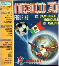 Panini Campionato Mondiale di calcio Mexico 70 Figurina da Rec.  Menù a Tendina