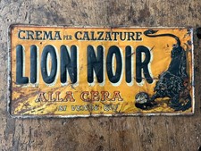 Insegna Targa Lion Noir