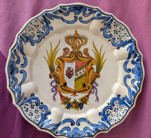 Piatto ceramica bassano - bassano, con
