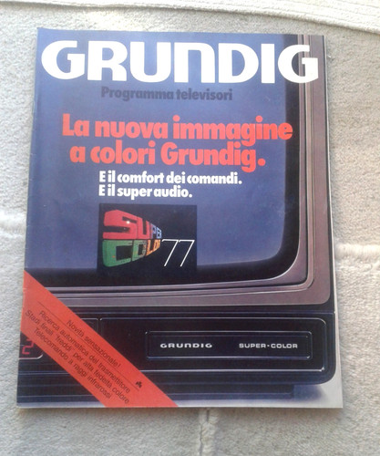Catalogo vintage grundig - vintage,