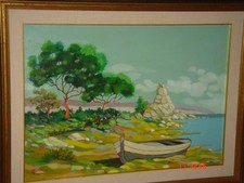 PITTORE SARDO-GRANDE QUADRO F