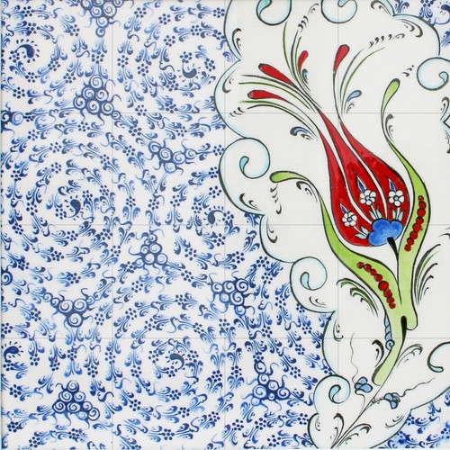 Pannello ceramica mosaico - , di