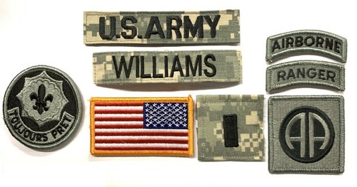 Army patch set ucp - us,