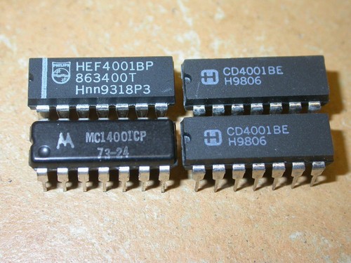 4001 cd4001 dil14 cmos - cd4001,