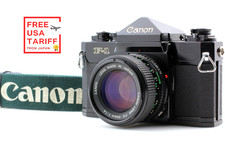 ▶[Quasi MINT++] Canon New F-1 Eye Level 35mm SLR nuovo obiettivo FD 50mm f1.4 dal GIAPPONE