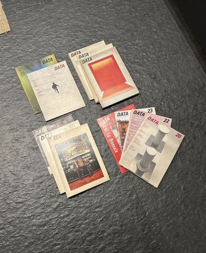Lotto riviste data arte povera - data,