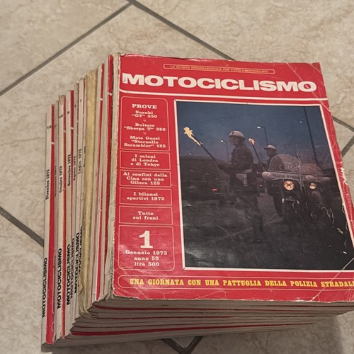 Motociclismo 1973 annata - motociclismo,