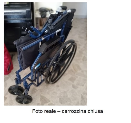 Carrozzina pieghevole moretti - carrozzina,