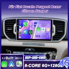 6+128GB ANDROID 14 AUTORADIO PER KIA SPORTAGE KX5 2016-18 CARPLAY NAVI WIFI DAB+