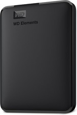 Western Digital Elements 4TB, 2,5" Disco Rigido Esterno (WDBU6Y0040BBK-WESN)