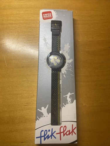 Orologio flik flak nero - orologio,