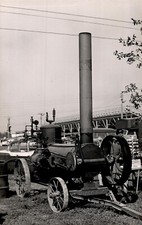 Cartolina - Trattore a vapore - FP - NV