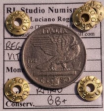 AB705-REGNO D'ITALIA - Vittorio Emanuele III - 50 Centesimi 1936 - R