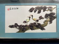 Quadro cinese antico madreperla  Arte orientale