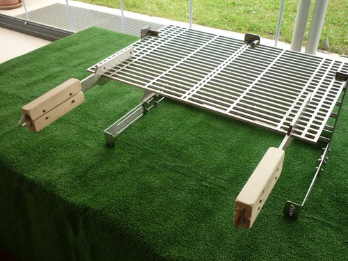 Griglia braciere 60x40 inox - griglia,