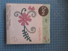 Fustella sizzix bigz 661054 "Fiore da Giardino" per feltro, stoffa, cartoncino 