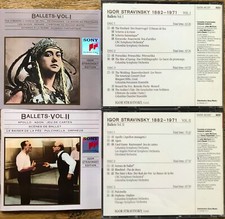 Igor Stravinsky・Ballets Vol. I & II・Sacre du printemps u.a.・6CD ℗©1991・NM-