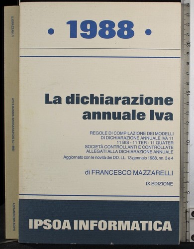 Dichiarazione annale iva - la,