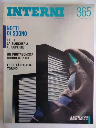 Interni 365 1986 bruno - 365, munari
