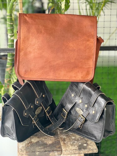 Borse pelle per moto saddle - in,