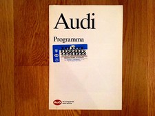 BROCHURE MODELLI AUDI 1989-AUDI 80-90-100-100AVANT-COUPE'-200TURBO-QUATTRO-V8