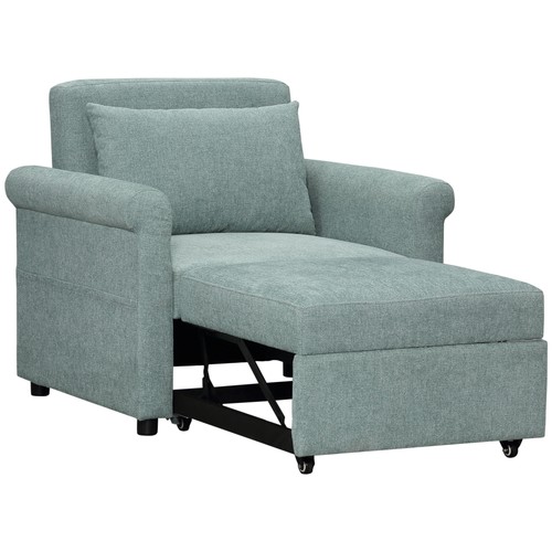 Homcom poltrona letto - poltrona,