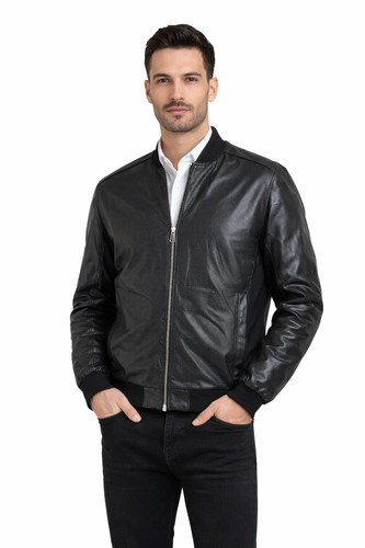Giubbotto eco pelle - uomo, xl