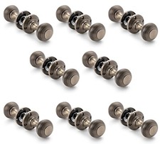 8 paia pomelli pomelli per porta mortaio a molla ottone antico opaco coppia qualità