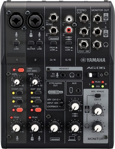 Yamaha ag06 mk2 - mk2, mixer