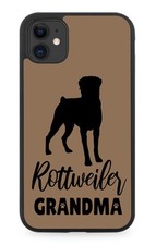 Custodia telefono gomma nonna Rottweiler nonna cane cani proprietario marcio animali domestici CM58