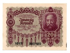 AUSTRIA - BANCONOTA DA 20