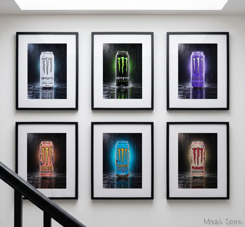 Lot monster energy affiches - monster,
