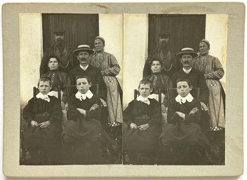 Famiglia c1900 fotografia - famiglia,