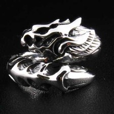 Anello gotico tatuaggio drago