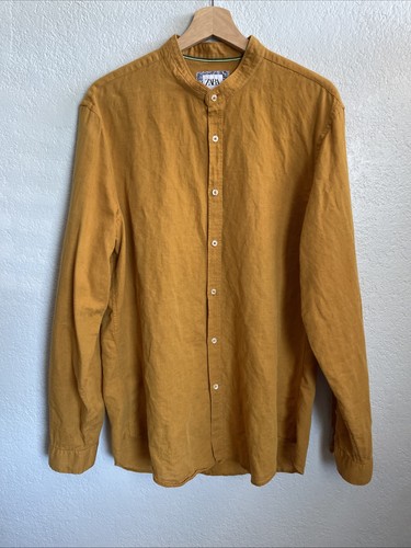 Camicia zara lino cotone - camicia,