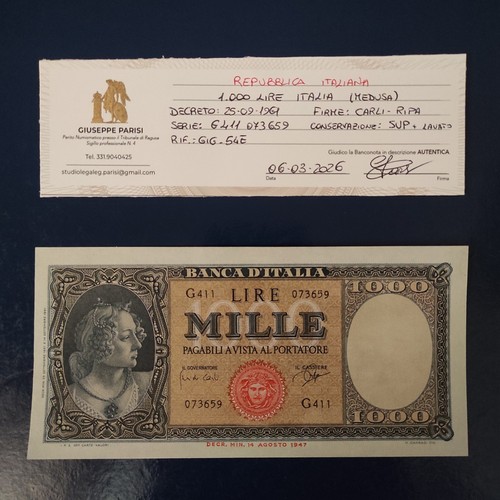 Banconote italiane lire 1000 - banconote,