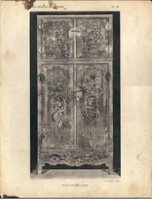 Stampa antica BUFFET MOBILE