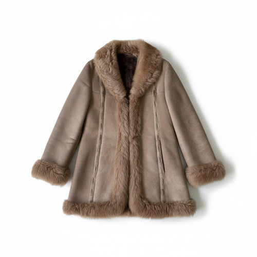 Giacca cappotto vera lana - , di