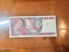 REPUBBLICA LIRE 100000 PRIMAVERA DI BOTTICELLI 20 6 1978 qBB scritta SABAUDA