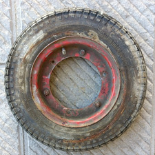 RUOTA e cerchio da 8 per Vespa 50 prima 1 serie originale d'epoca