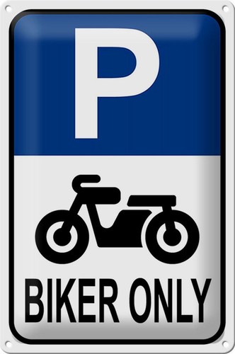 Blechschild parken 20x30 - blechschild, cm