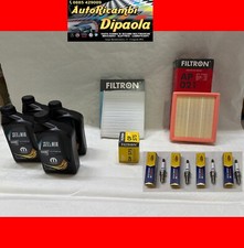 KIT TAGLIANDO + CANDELE IRIDIO FIAT 500L 500X TIPO RENEGADE 1.4 GPL SELENIA GAS