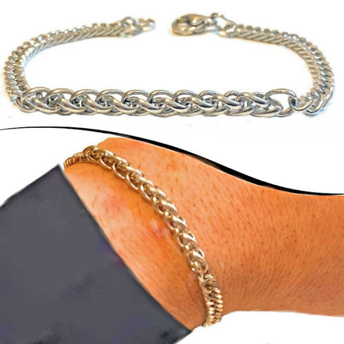 Bracciale catena acciaio - catena,