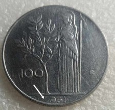 MONETA 100 LIRE MINERVA 1961