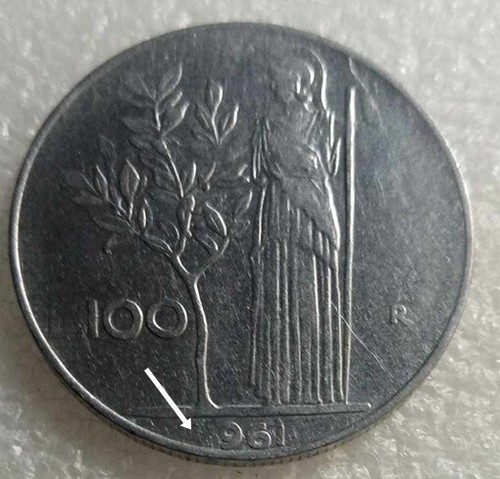 Moneta 100 lire minerva - moneta, 1961