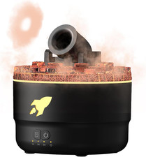 Diffusore Di Aromi Ad Ultrasuoni Nero - 223Db Ultra-Silenzioso, Design Lava Con 