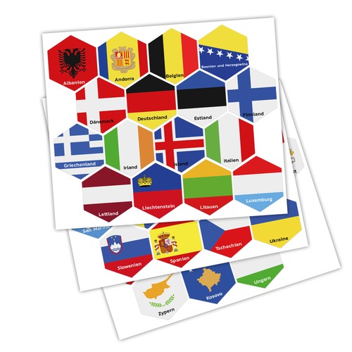 Set bandiere nazionali - set, 47
