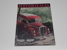 MOTOR ITALIA APRILE 1938